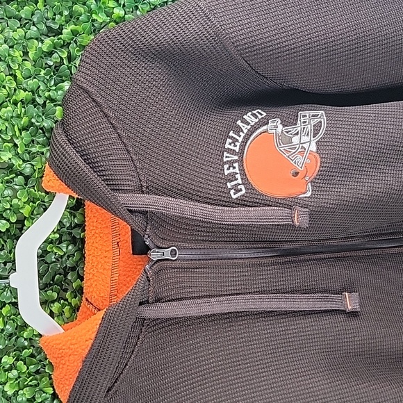 Cleveland Browns G-III Sports Field Goal Full-Zip Hooded Jacket Brown Size Small - Picture 7 of 14